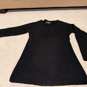 Michael Stars Black Crew Neck Tunic Sweater
